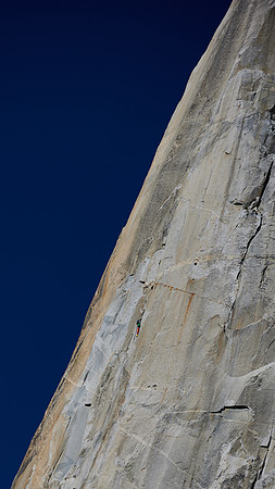 Climber on El Capitan