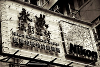 Nikon sign with typical Hong Kong urban decay